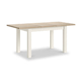 Trelan Painted 120 165cm Ext Dining Table Coconut from Roseland Furniture