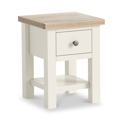 Trelan Painted 1 Drawer Lamp Table