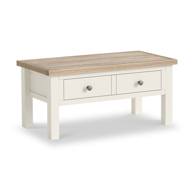 Trelan Painted Coffee Table with Drawer