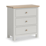 Trelan Painted 3 Drawer Chest Grey from Roseland Furniture