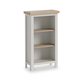 Trelan Painted Small Bookcase Light Grey from Roseland Furniture