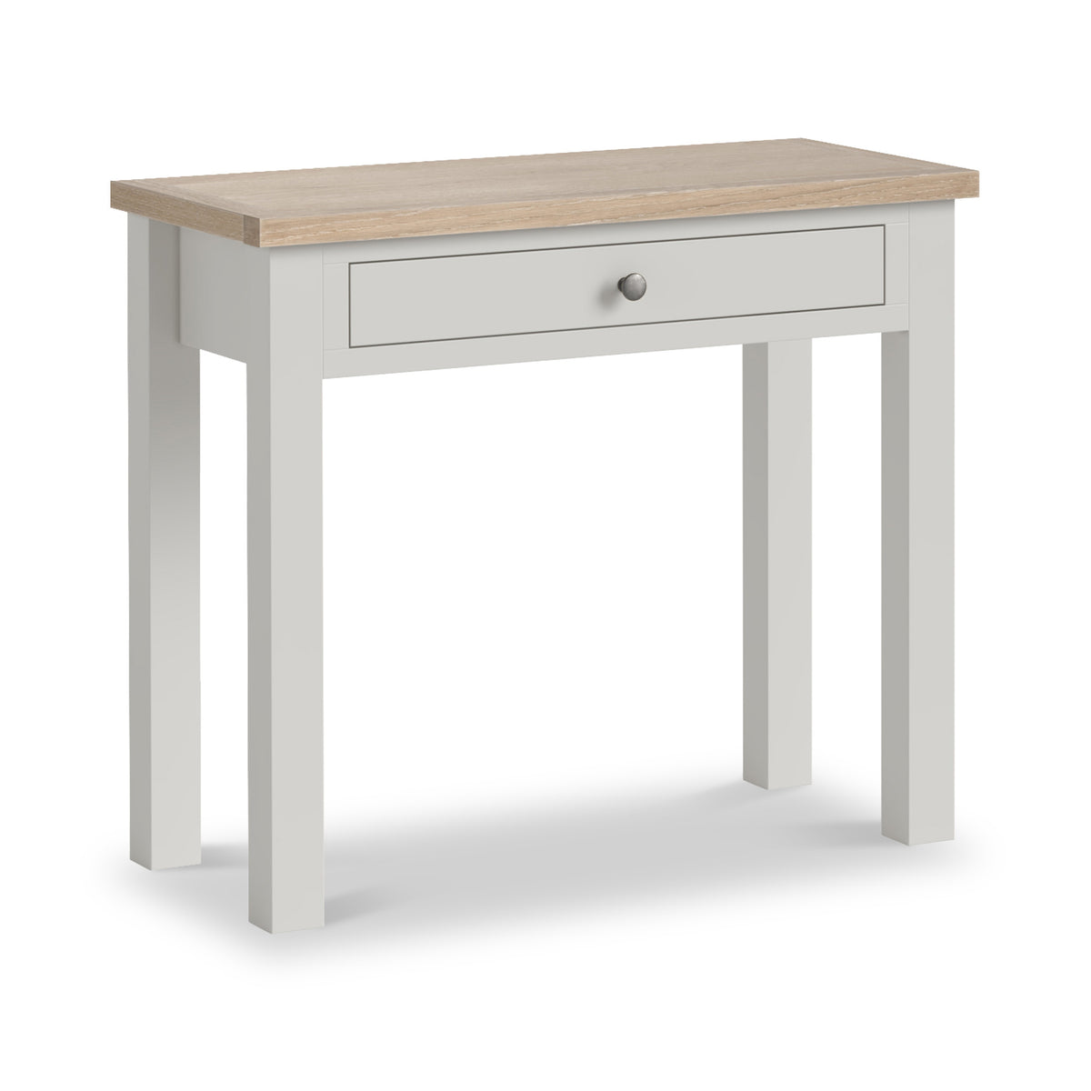 Trelan Painted Single Drawer Dressing Table Light Grey from Roseland Furniture