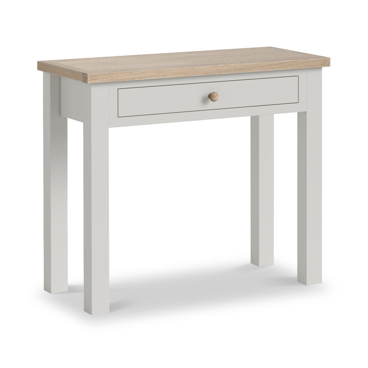 Trelan Painted Single Drawer Dressing Table Light Grey from Roseland Furniture