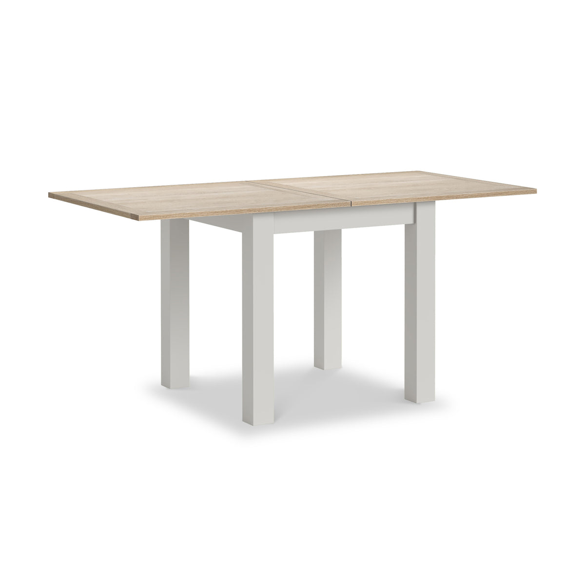 Trelan Painted 80 160cm Flip Top Dining Table Grey from Roseland Furniture