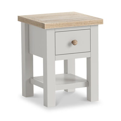 Trelan Painted 1 Drawer Lamp Table