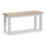 Trelan Painted 95cm Dining Bench Light Grey from Roseland Furniture