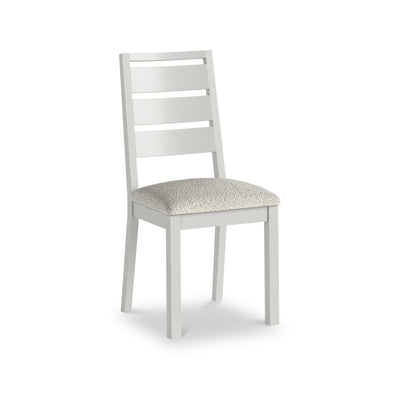 Trelan Painted Boucle Slatted Back Dining Chair