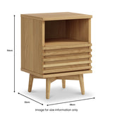 Kari-oak-slim-bedside-light-stain from Roseland Furniture