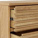 Kari-oak-4-drawer-chest-light-stain from Roseland Furniture