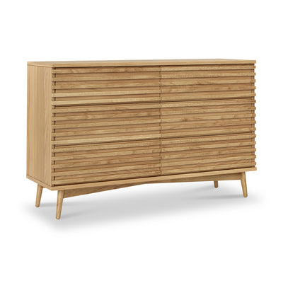 Kari Light Oak 6 Drawer Chest