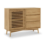 Kari-oak-2-door-sideboard-light-stain from Roseland Furniture