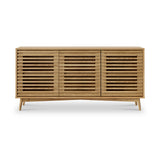 Kari-oak-3-door-sideboard-light-stain from Roseland Furniture