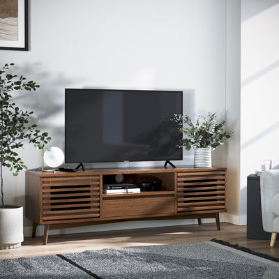 Kari Dark Oak 150cm Wide TV Unit