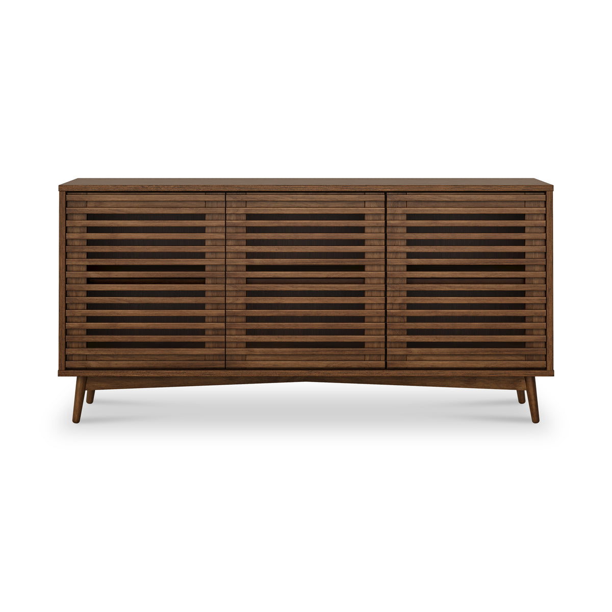 Kari-oak-3-door-sideboard-dark-stain from Roseland Furniture