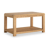 Penryn Oak Coffee Table With Shelf from Roseland Furniture