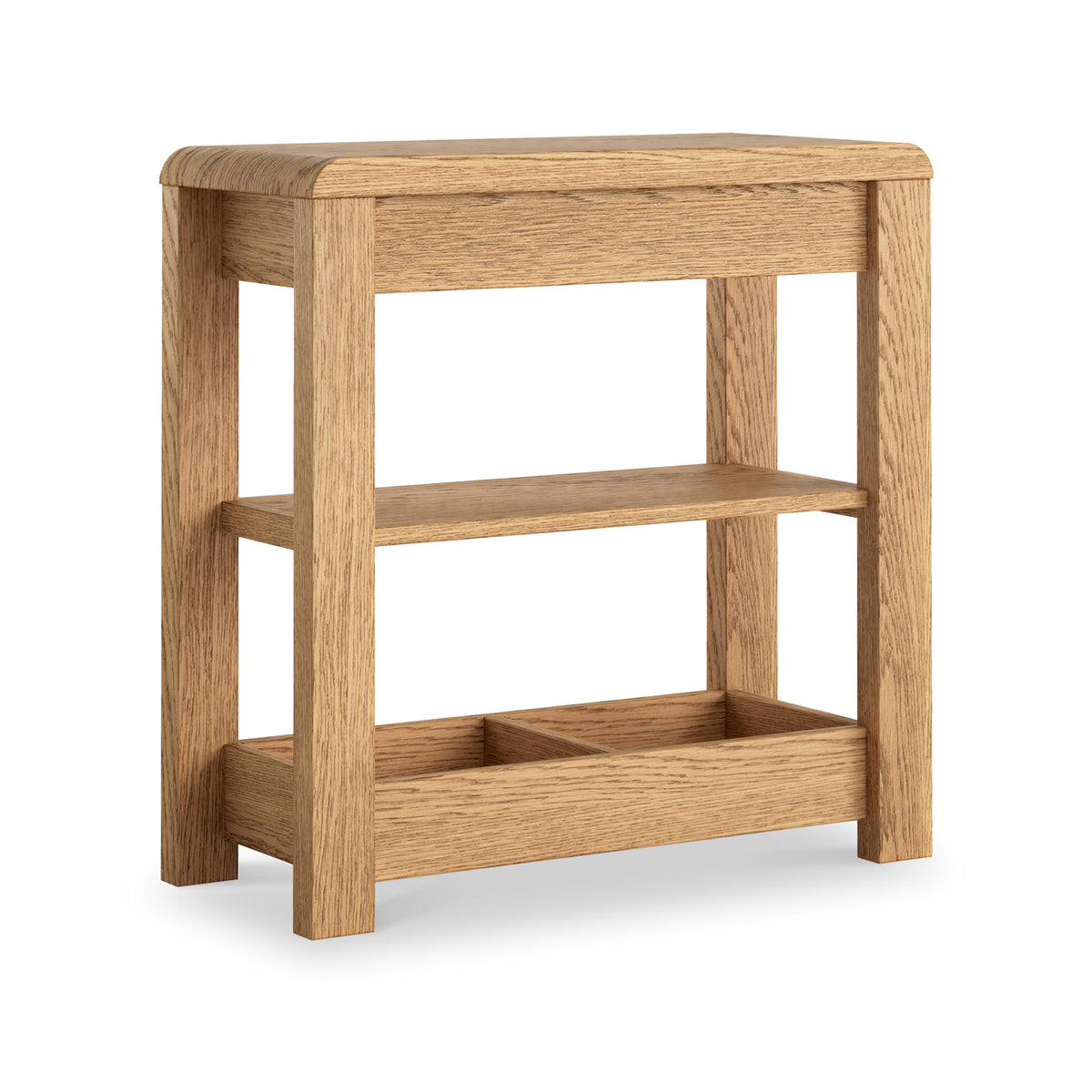 Penryn Oak Slim Sofa Side Table from Roseland Furniture