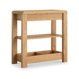 Penryn Oak Slim Sofa Side Table from Roseland Furniture