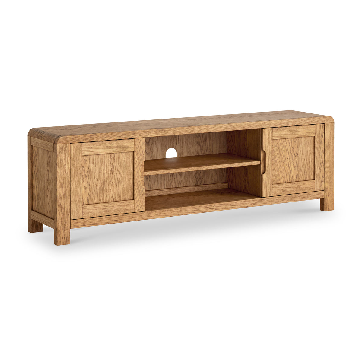 Penryn Oak 160cm TV Unit from Roseland Furniture