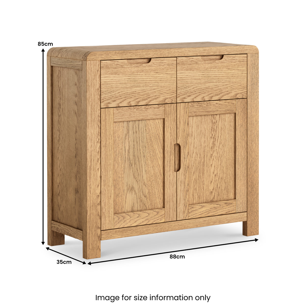 Penryn Oak Small Sideboard from Roseland Furniture