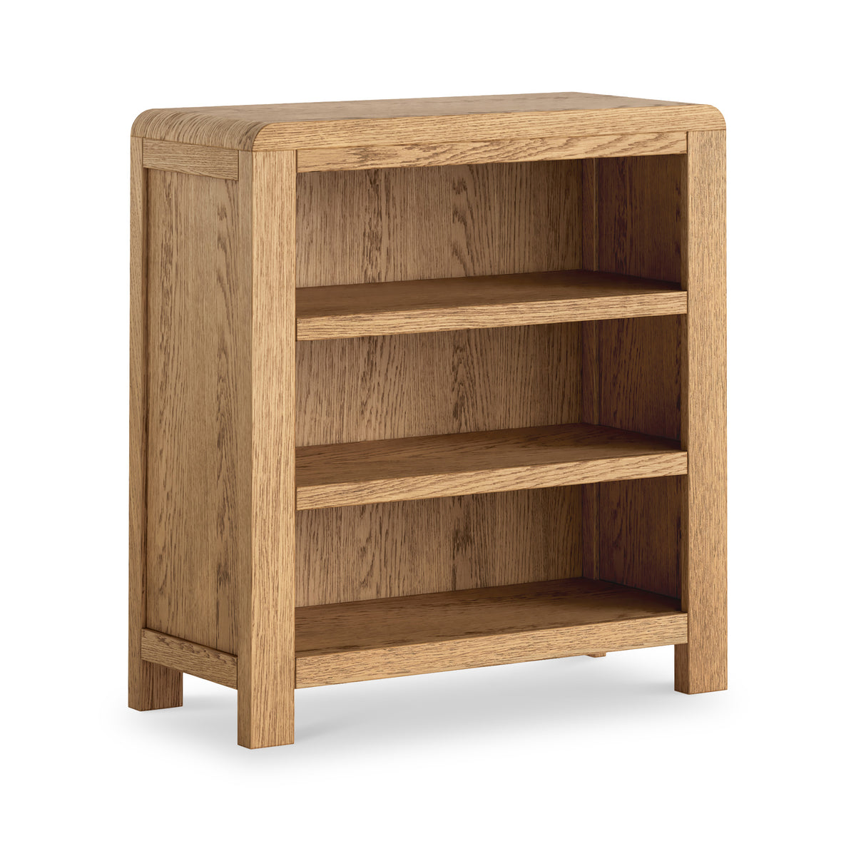 Penryn Oak Low Bookcase from Roseland Furniture