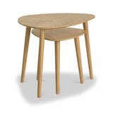 Flintham Oak Nest of Tables Dims from Roseland Furniture