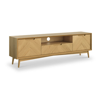 Flintham Oak 160cm Large TV Unit