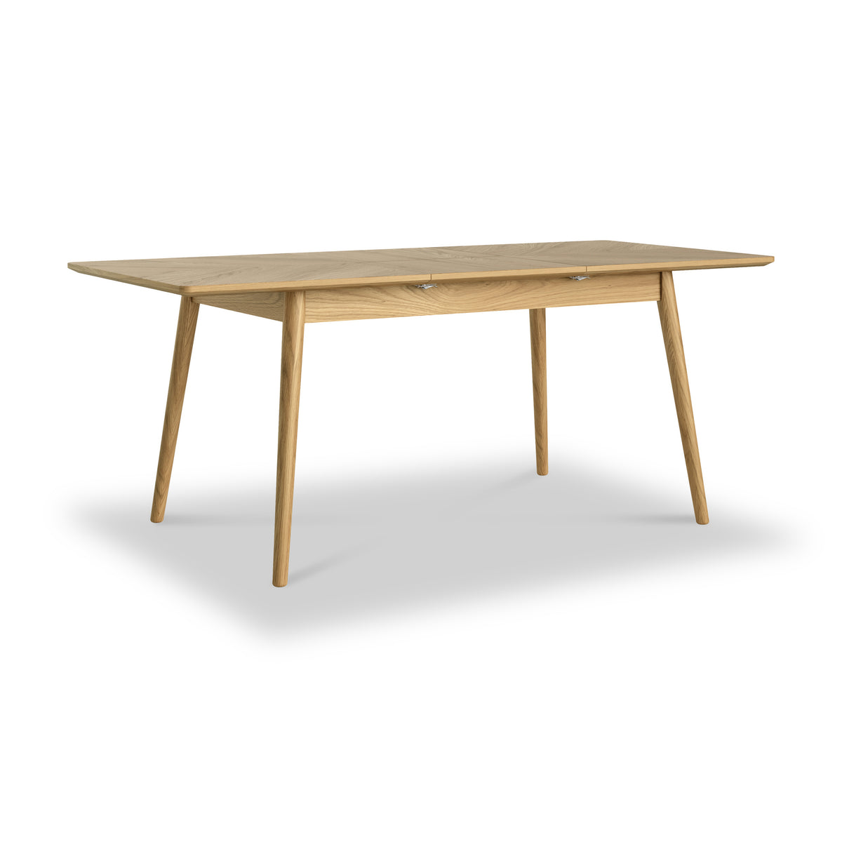 Flintham Oak 140-190cm Ext Dining Table Dims from Roseland Furniture