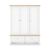 Farrow XL Triple Wardrobe with 2 Drawers from Roseland Furniture