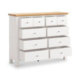 Farrow 4 over 6 Drawer Chest from Roseland Furniture