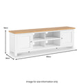 Farrow-XL-190cm-TV-Stand-white from Roseland Furniture