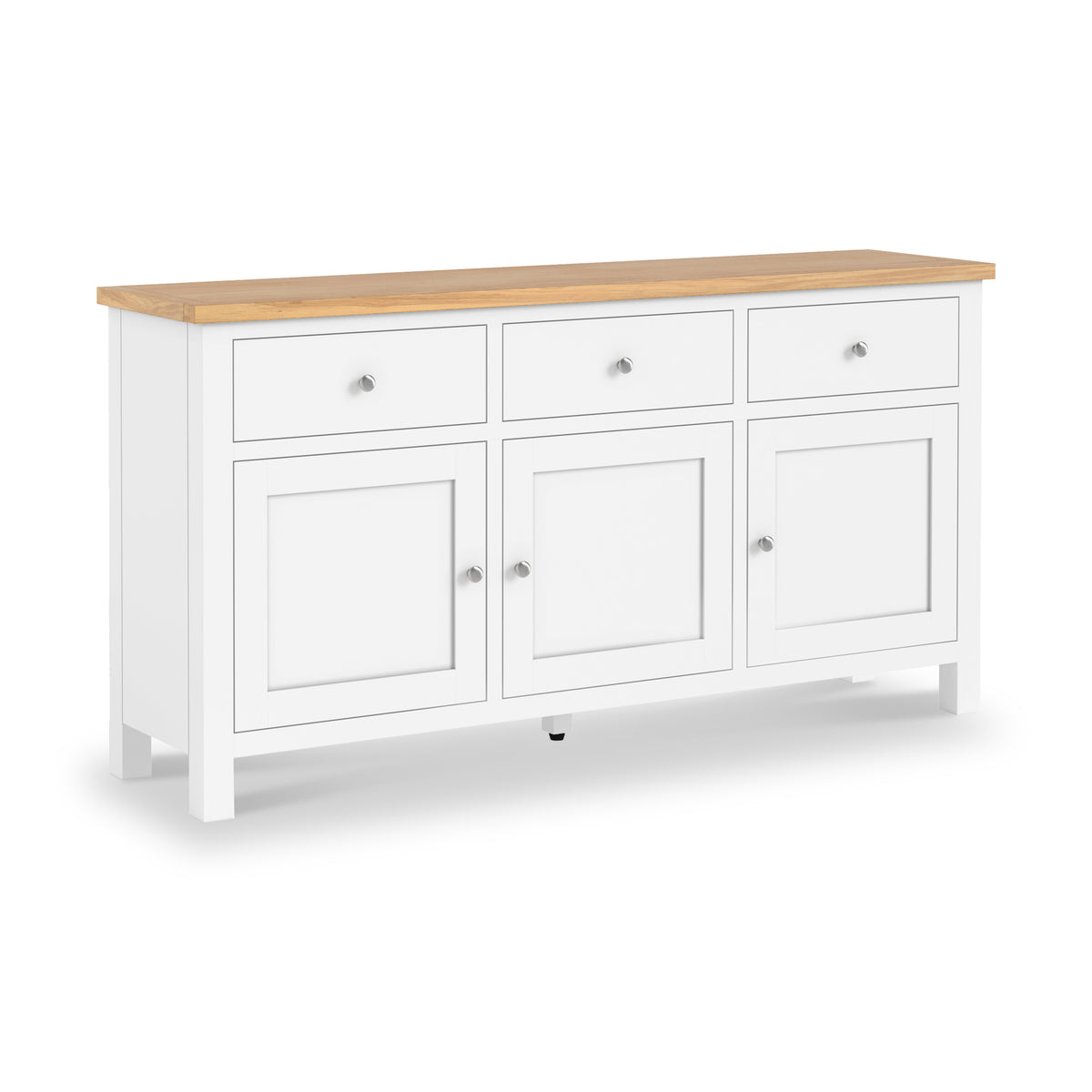 Farrow-XL-3-Door-and-3-Drawer-Sideboard-White from Roseland Furniture