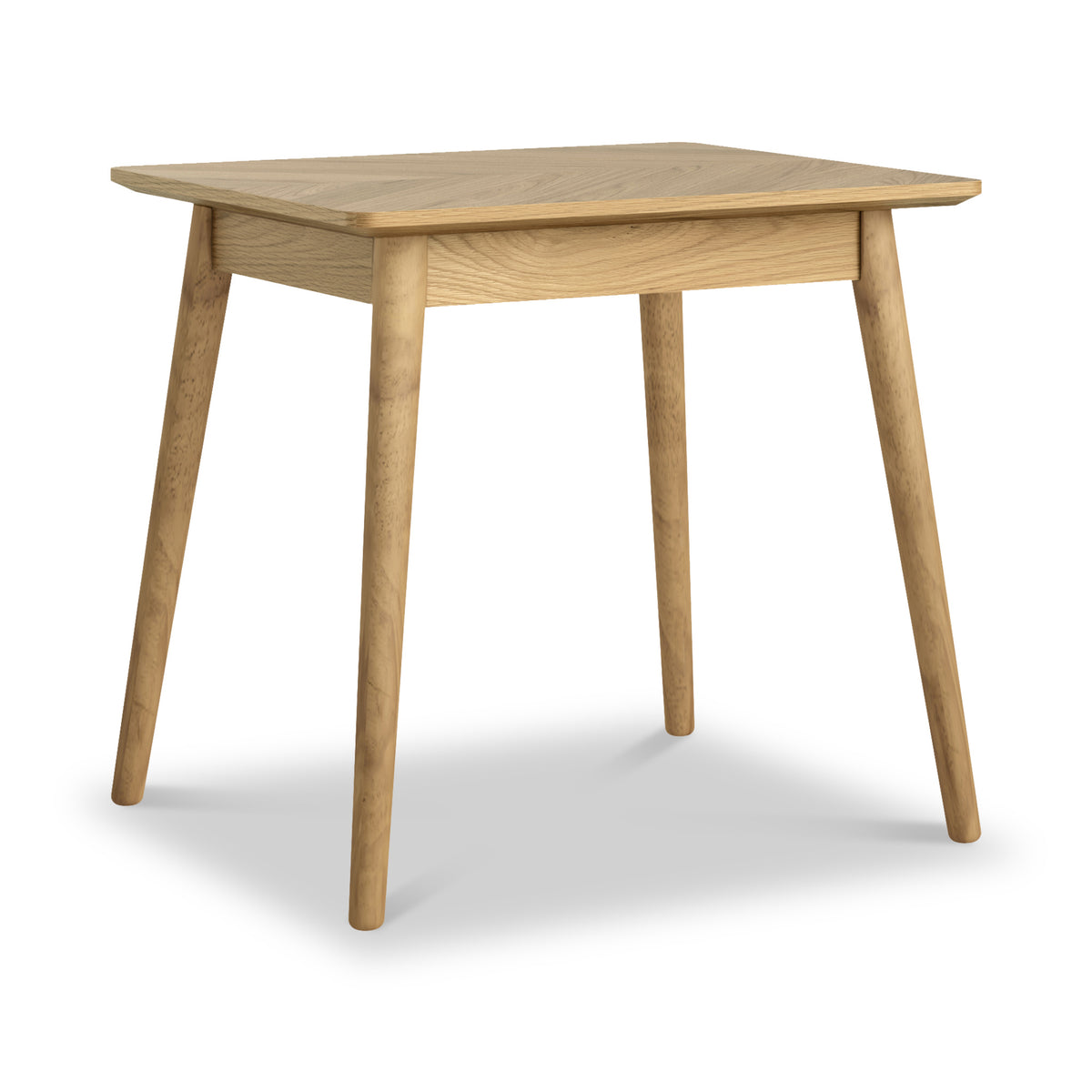 Flintham Oak 80cm Bistro Dining Table Dims from Roseland Furniture