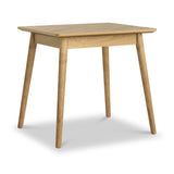 Flintham Oak 80cm Bistro Dining Table Dims from Roseland Furniture