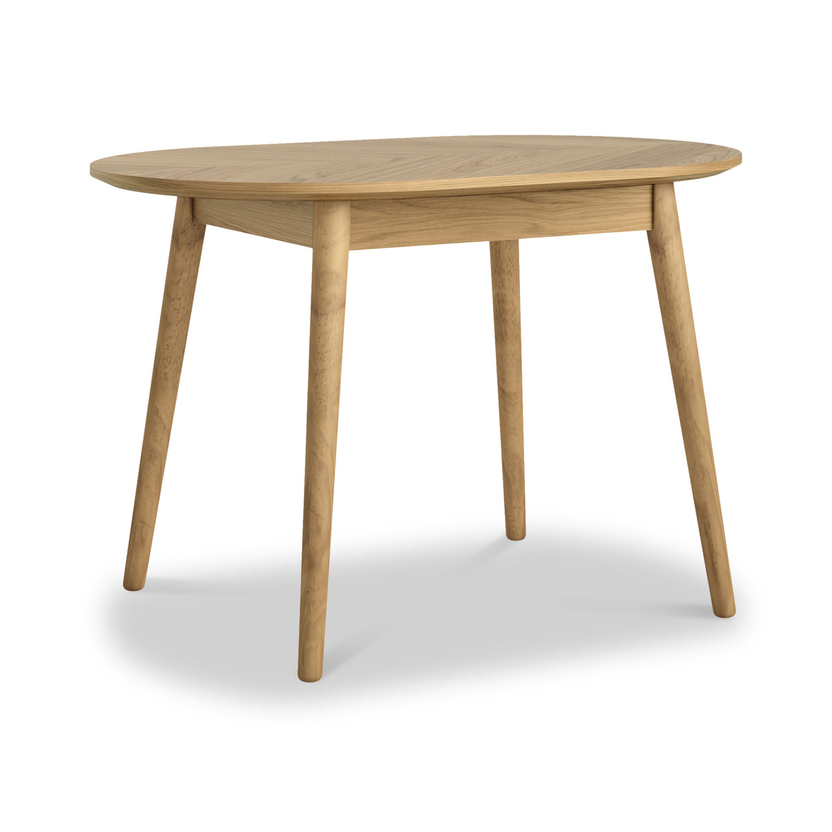 Flintham Oak 115cm Oval Dining Table Dims from Roseland Furniture