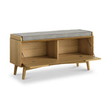 Flintham Oak Storage Bench Dims from Roseland Furniture