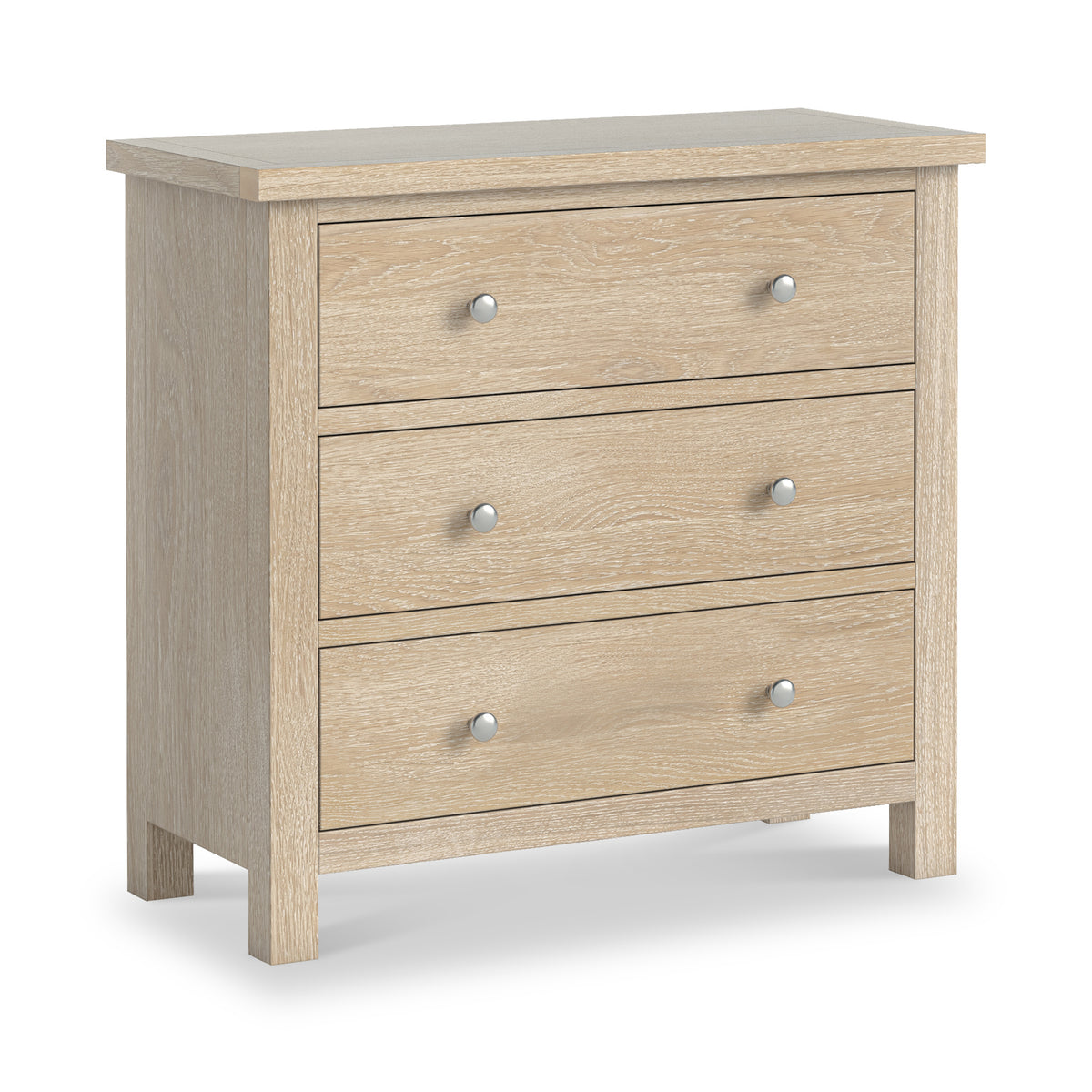 Farrow-Oak-3-Drawer-Chest from Roseland Furniture