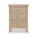 Farrow-oak-xl-3-drawer-bedside  from Roseland Furniture