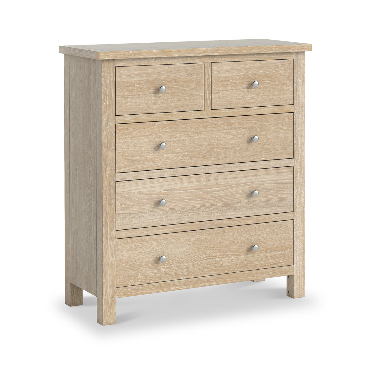 Farrow-Oak-XL-2-Over-3-Drawer-Chest from Roseland Furniture