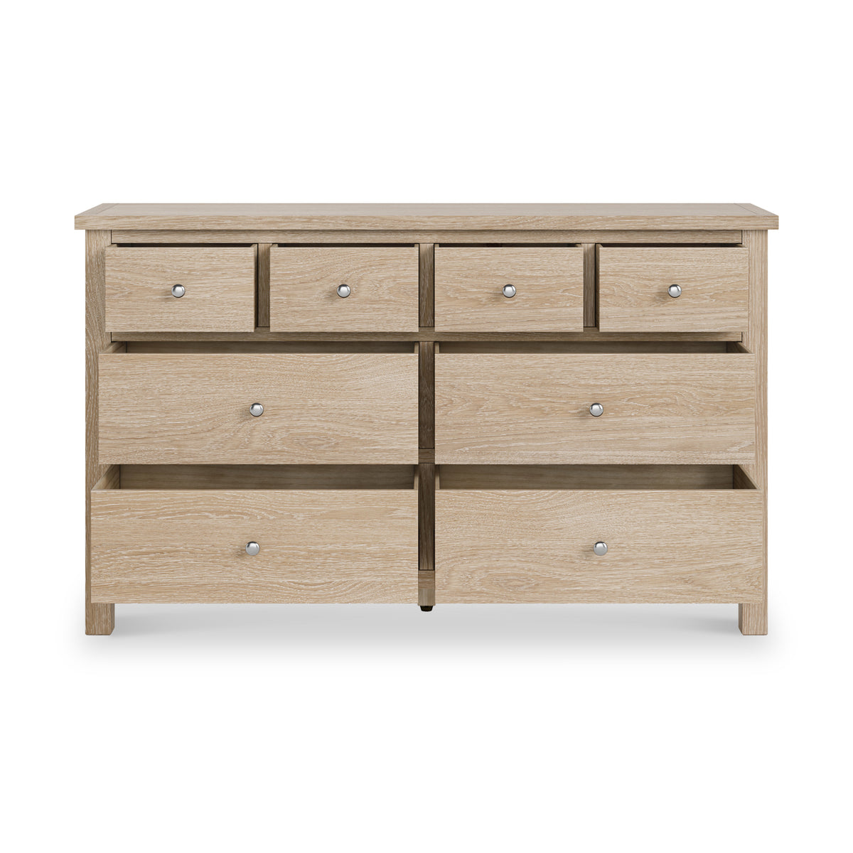 Farrow Oak XL 8 Drawer Chest from Roseland Furniture