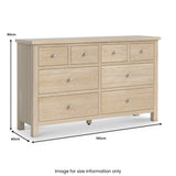 Farrow-Oak-XL-8-Drawer-Chest-from Roseland Furniture