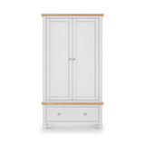 Farrow XL Double Wardrobe with Drawer from Roseland Furniture