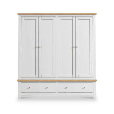 Farrow 4 Door Wardrobe with 2 Drawers