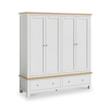 Farrow-4-Door-Wardrobe-Grey from Roseland Furniture