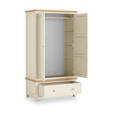 Farrow XL Double Wardrobe with Drawer from Roseland Furniture