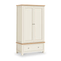 Farrow-xl-double-wardrobe-with-drawer-cream from Roseland Furniture