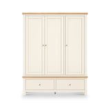 Farrow XL Triple Wardrobe with 2 Drawers from Roseland Furniture