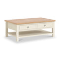 Farrow-xl-coffee-table-with-2-drawers-cream from Roseland Furniture