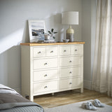 Farrow-4-over-6-drawer-chest-cream from Roseland Furniture