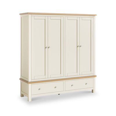 Farrow 4 Door Wardrobe with 2 Drawers