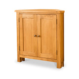 Lanner Oak Corner Cupboard from Roseland Furniture